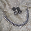 Oxidized necklace set