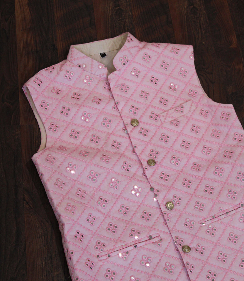 Pink Mirror Vest
