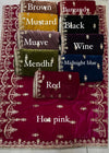 Velvet shawl